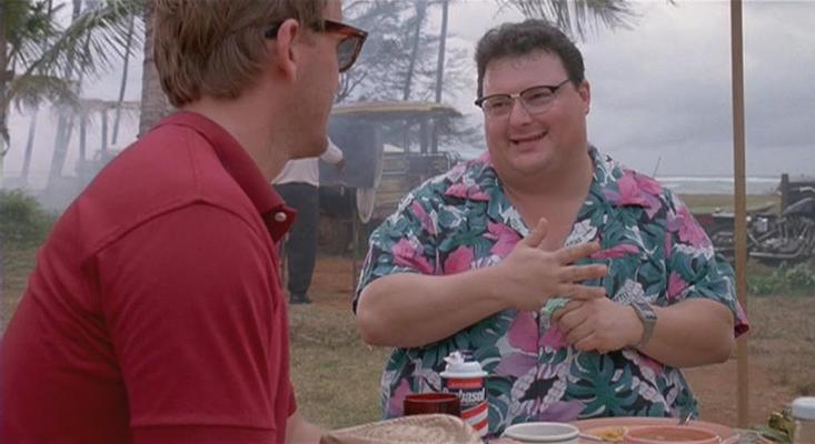 Dennis Nedry at Jurassic Park