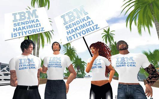 IBM çalışanlarından sanal eylem hazırlığı