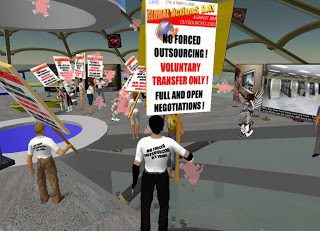 Reports from the Global Demonstration in SL