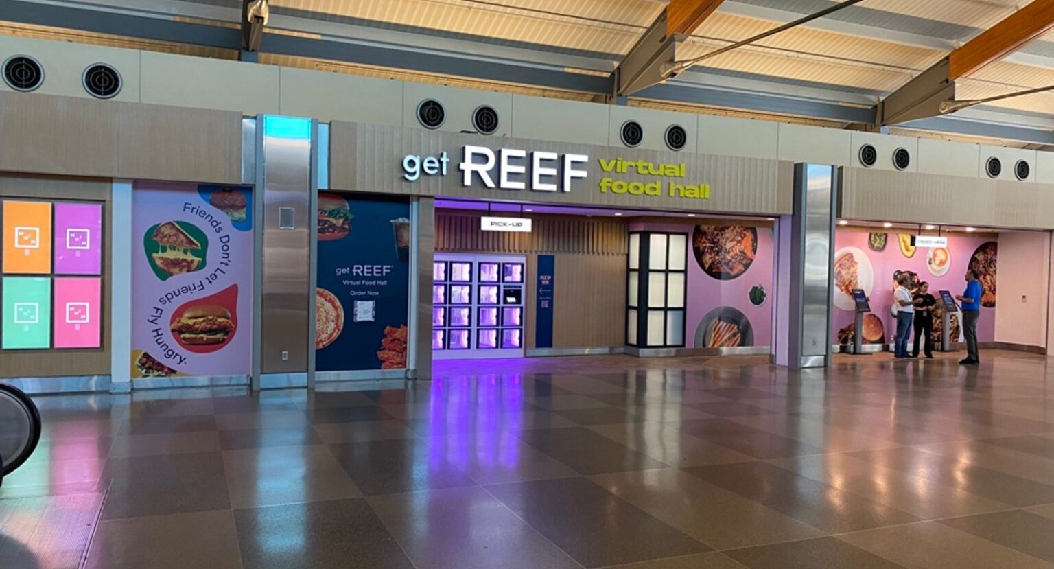 Reef opens virtual food hall at Raleigh-Durham airport