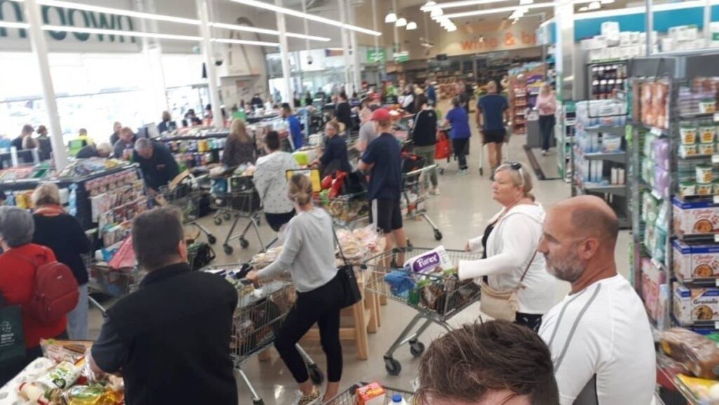 The Game Theory of Queuing in a Supermarket