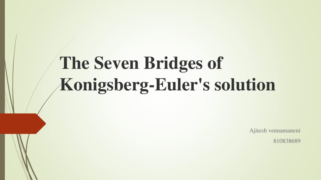 The-Seven-Bridges-of-Konigsberg-Eulers-solution - Özgür Özkök